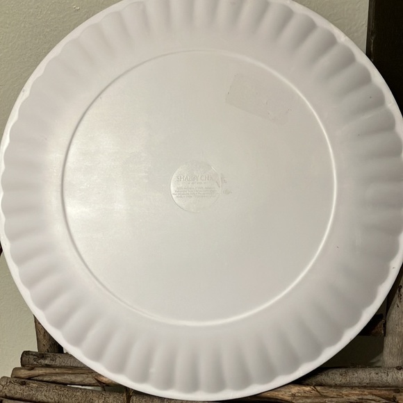 SHABBY CHIC PRE OWNED SET OF 8 BOO Black BUFFALO PLAID MELAMINE PAPER PLATES - Picture 10 of 16